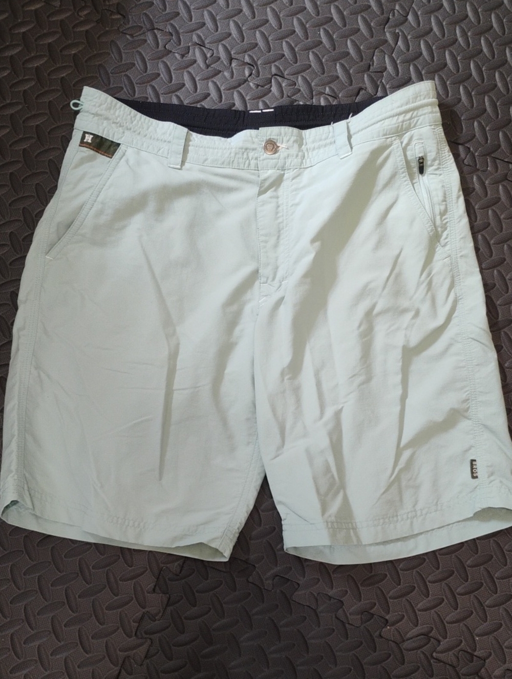 Howler Brothers Pale Mint Flat-Front Men’s Shorts
